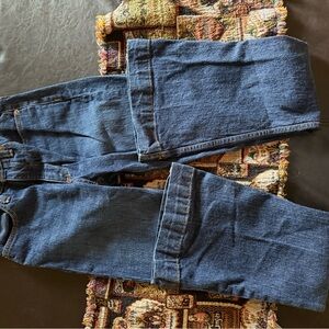 Kimes Ranch Dark Blue Flare & Wide Leg Jeans